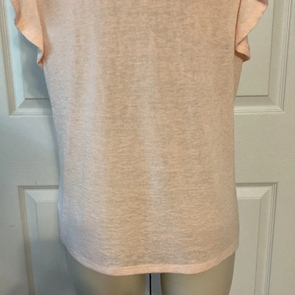 A New Day Pink Sleeveless Ruffled Top M - Picture 7 of 15